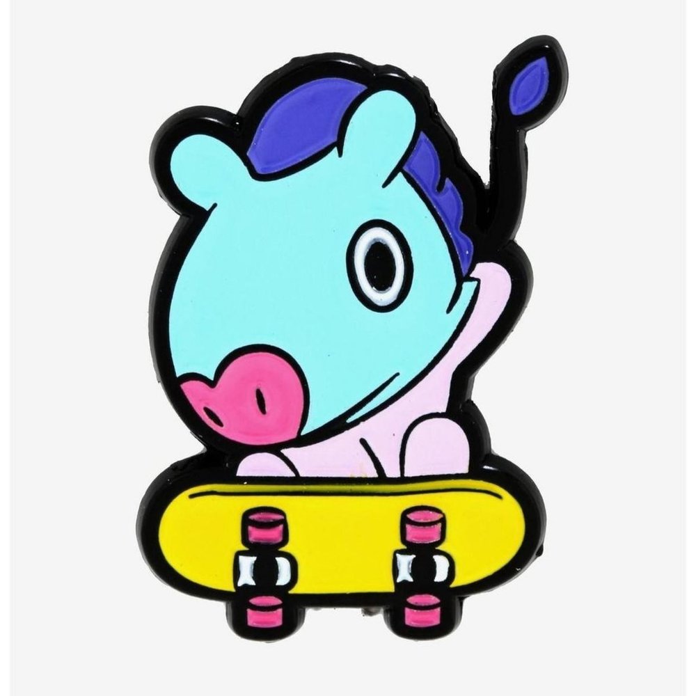 BTS BTS21 Mang Skateboard Pin